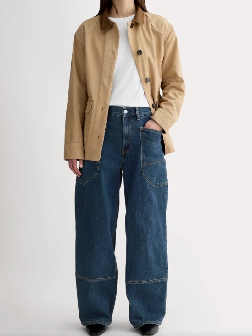 Everlane WideLeg Gardener Jeans In Vintage Indigo Denim